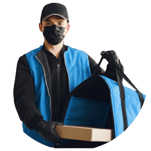 Quickly Delivered Delivery Boy